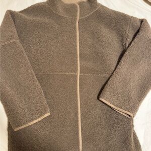Astr Brown Fleece Jacket